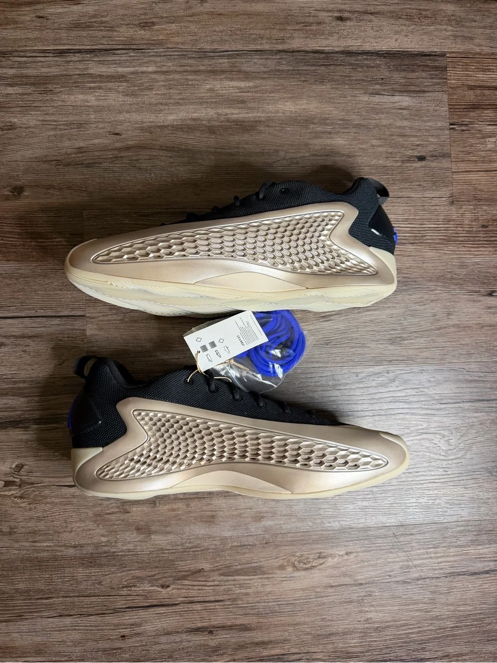 Adidas Anthony Edwards AE 1 Low Champagne Basketball Shoes Brand New Men’s Sz 12